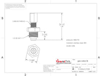 Gas Valve 3,000 PSI